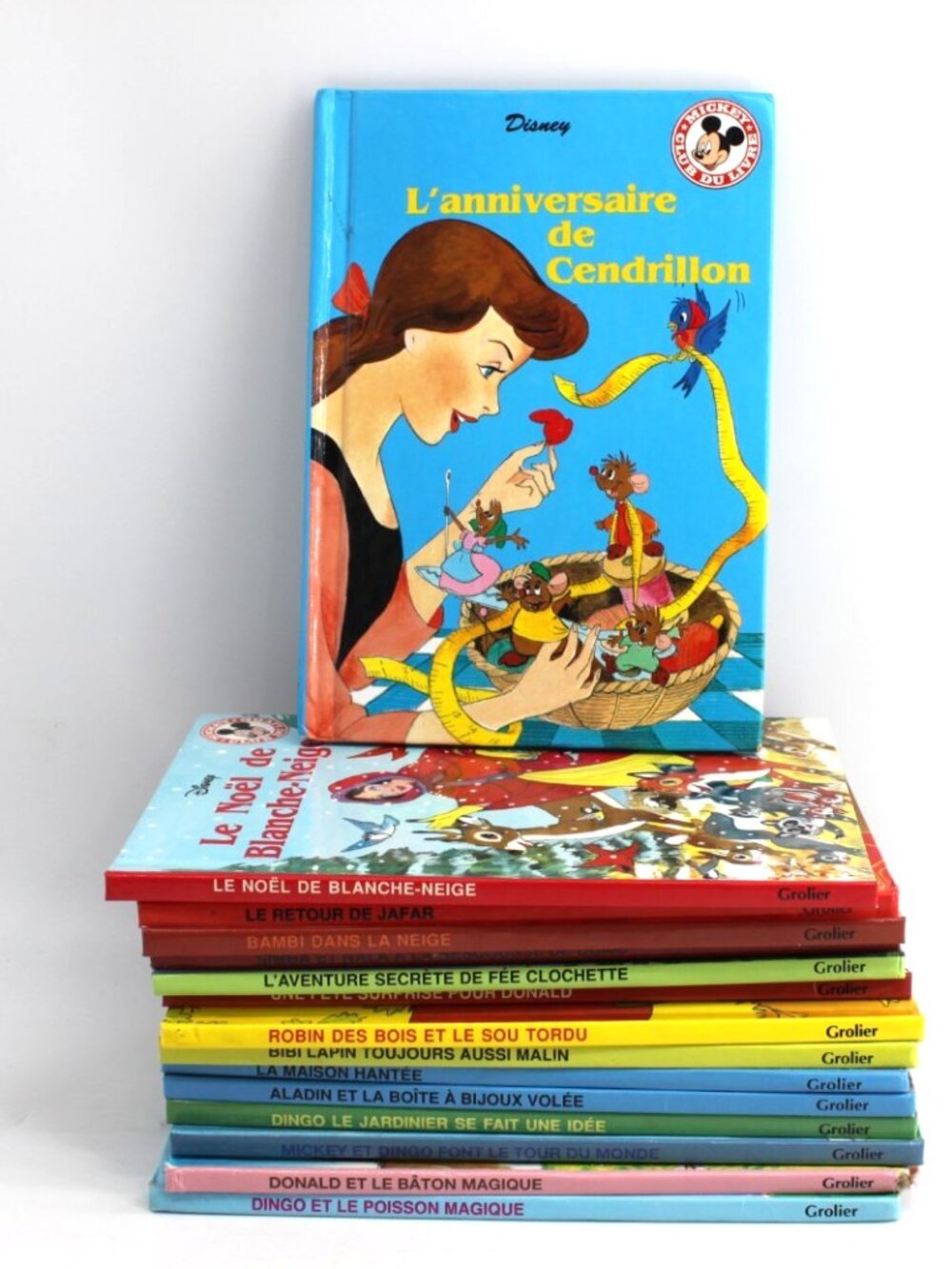 Lot 15 Livres Mickey Club du Livre Disney Enfants Children French 90s, 2000s #1